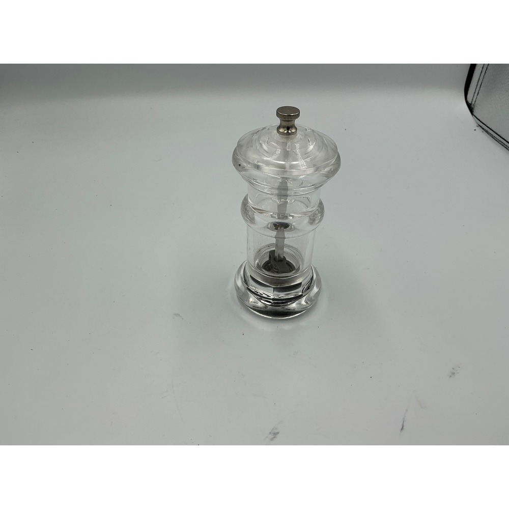 Olde Thompson Clear Acrylic Pepper Mill‎ Grinder Carbon Steel Mechanism 5 Inch